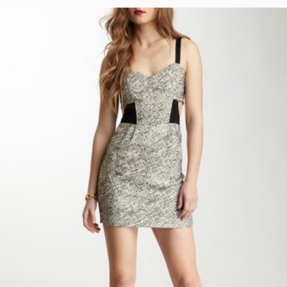Rebecca Minkoff Lori Ponte cut-out mini dress